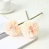 Flor de crisantemo de bola kwai de ensueño flores artificiales Amazon caliente flor falsa tamaño dos crisantemo de bola flor de seda decorativa en stock al por mayor