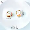Oro Arena Vietnamita Versión Q Dibujos Animados Cuentas con Agujero Pasante Cuentas Sueltas Oso Fresa Doraemon Pulsera Materiales para Manualidades Accesorios Venta al por Mayor