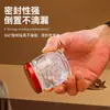 Botella de Vidrio Grueso Transparente Lista para Comer Nido de Pájaro Botella Multifuncional de Custard de Vejiga de Pez Botella de Nido de Pájaro Botella de Mermelada Frasco Sellado Venta al por Mayor