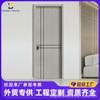Fabricante de Puertas de Melamina Venta al por Mayor Juego Completo de Puerta sin Pintar Puerta Juego Completo de Puerta de Contrachapado Proyecto de Regreso a Casa