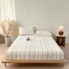 2026 Novo Modelo 100% Algodão Fio 60 Jacquard Lavado Série de Lençol de Elástico Individual 120*200cm Lençol de Elástico Individual Alice-Jiao