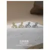 Perla Brillante Venta Directa Más Vendido Moda Europea y Americana Collar Personalizado con Lazo Pendientes Fabricante Joyería al por Mayor Cobre Microincrustado