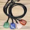 Collar Colgante de Piedra Natural de Paz y Seguridad Colgante de Gema Semipreciosa de Ágata para Hombres y Mujeres Collar Colgante de Lapislázuli