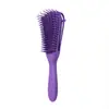 Amazon peine para peinar cabello liso masaje capilar cabello rizado esponjoso forma de ocho garras peine a lo largo de las costillas del cabello peine