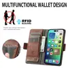 Comercio Exterior Adecuado para iPhone 18 Funda de Cuero Flip Cover Portatarjetas Transfronterizo Samsung Google Business Funda Protectora de PU