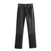 Colección de primavera 2026 para mujer TAOP&ZA: Pantalones vaqueros largos de pierna ancha, tiro medio, estilo europeo y americano, número de estilo 6045129