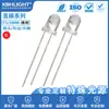 F5/5MM cabeça redonda borda transparente monocolor LED luz indicadora de encaixe direto conta de luz LED de perna longa perna curta diodo emissor de luz led