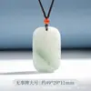 Tianshan Verde Wushi Pai Qipao Chino Ropa Accesorios a Juego Hebilla Ping'an Colgante Collar de Pareja de Jade Venta Directa de Fábrica