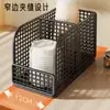 Cesta de Almacenamiento para Juguetes de Mascotas Caja Organizadora de Juguetes para Perros Capacidad Súper Grande Artefacto de Almacenamiento de Juguetes de Felpa para Sala de Estar del Hogar