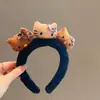 Adorable Diadema de Peluche de Oso para el Cabello para Mujeres, Diadema para Lavarse la Cara, Diadema de Celebridad de Internet, Accesorios para el Cabello, Regalo Transfronterizo, Venta al por Mayor