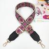 Transfronterizo Nuevo Estilo Étnico Color Jacquard Correa Ancha para el Hombro Accesorios para Bolsos Cordón Ajustable Correa Universal para Bolso Bandolera