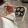 Estojo de Lente de Metal de Alta Qualidade Adequado para iPhone 18 Novo Modelo Capa de Celular Apple 17 Pro Max 16 Cobertura Total Transparente 15