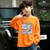 Camiseta base de algodón puro para niños, fina, para primavera y otoño, modelo nuevo 2026, camiseta de manga larga para niños súper elegante