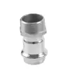 Fabricante de Foshan Acero Inoxidable 304 Rosca Exterior Engarzado Recto Diámetro Igual Rosca Exterior Conector de Rosca Exterior Pasante Accesorios