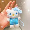 Pingente Dopamina de Gato Fofo Desenho Animado (Quatro Cores) Decoração de Bolsa Chaveiro de Gato de Alto Valor Cabide Atacado