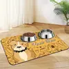 Alfombrilla Divertida para Alimentar Mascotas con Forma Especial de Dibujos Animados, Barro de Diatomeas, Absorbente de Agua, Antideslizante y Resistente a Manchas, de Fácil Cuidado para el Hogar, Alfombrilla de Juego para Mascotas