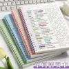 Cuaderno de Hojas Sueltas B5 para Estudiantes de Secundaria y Preparatoria, Libro de Vocabulario con Formato de Tres Cuadrículas de Tres Líneas, Cuaderno de Ejercicios de Inglés Engrosado