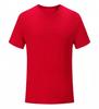 Camiseta Personalizada Gola Redonda Manga Curta Algodão Gelo Porcelana Verão Cor Pura Solta Manga Curta Camiseta Publicitária com Logotipo Estampado Uniforme de Classe Catering