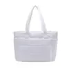 Nova Bolsa Tote Simples para o Dia a Dia Grande Capacidade Feminina com Múltiplos Compartimentos Bolsa de Mão para Viagem Bolsa Tote Macia Portátil de Ombro Único