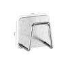 Escurridor de esponja de acero inoxidable para fregadero de cocina, sin perforaciones, para piscina, con bola de acero, para trapo, esponja, escurridor, estante de almacenamiento
