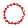 Popular Pulsera Tejida con Ojo de Diablo de Cristal de Amazon para Mujer, Pulsera de Cuentas Más Vendida Transfronteriza Europea y Americana, Joyería de Mano para Parejas
