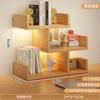 Daifa Desktop Estante Simples Student Storage Armário Pequeno Mesa de escritório criativa simples Estante pequena Rack de armazenamento