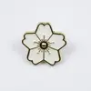 Broche de Flor de Rosa y Tulipán Transfronterizo Versátil Metal para Ropa de Niña Corsage Insignia de Joyería Pequeña Fresca Accesorios