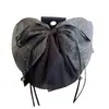 Pinza de garra para coleta alta con lazo de malla estilo coreano con cintas para mujer, con un diseño de alta gama y único, accesorio para el cabello medio recogido