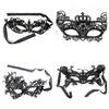 Mascarilla de Encaje Pasión Reina de Discoteca Mascarilla Hueca para Ojos Accesorios de Lencería Sexy Uniforme Suministros Accesorios para Ropa