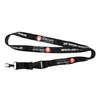 Cordón para gafete al por mayor cordón para identificación de gafete correa para identificación de trabajo Cinta de poliéster seda impresa Cordón de regalo