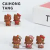 Resina Simulada Linda Hello Kitty en Traje de Baño, Nuevos Accesorios DIY, Decoraciones de Escritorio para Juego de Imitación, Colgantes Hechos a Mano al por Mayor