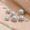Brincos de Tarraxa Pérola Destaque Azul Mambo Hortelã para Mulheres, Brincos da Moda Tendência com Ganchos de Salto Alto