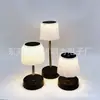 Dimerização por toque e ajuste de temperatura de cor, haste da antena elevável, bateria recarregável substituível, luz noturna LED recarregável para quarto