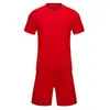 Camiseta de manga curta para esportes transfronteiriços uniforme de futebol conjunto roupas esportivas customizadas secagem rápida traje de corrida leve respirável atacado