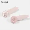 O novo presilha lateral de mola da Wjia é simples, doce e versátil. É um acessório de cabelo feminino com um toque de luxo, perfeito para prender a franja e fios soltos.