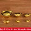 Ruiju Moneda de Cobre Metálico Lingote de Latón Adorno Sólido Lingote Grande Dorado Decoración Artesanal para Sala de Estar del Hogar