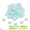 Material DIY 17mm Transparente Convexo em Forma de Coração Contas Soltas Conta-Dentro-de-Conta Corrente para Celular Acessório de Joalheria Acrílico Fabricante Feito à Mão