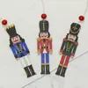 Cascanueces de madera contrachapada, nuevo, 24 años, artesanías de madera contrachapada, colgante para árbol de Navidad, regalo de Navidad, soldados de nogal.