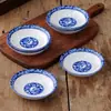 Pratos de Condimentos Japoneses de 6 Peças Pratos de Jantar para Casa Pratos de Degustação Pratos de Osso Louça Criativa de Cerâmica Pratos para Acompanhamentos Pratos Pequenos