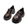 Zapatos Pequeños de Cuero Cómodos de Punta Redonda Dulces y Simples Primavera y Otoño Estilo Caliente Versátiles y Elegantes con Falda Zapatos Mary Jane Antideslizantes