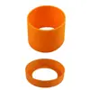 6,5/7cm conjunto de tampa inferior de manga média para copo de silicone tampa inferior para fundo de copo de vidro anti-queimadura tampa protetora tampa inferior para copo a vácuo Tampa de copo