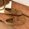 Zapatos Mule Casuales de Dos Vías para Mujer Otoño 2026, Estilo Versátil de Caña Baja con Cordones, Estilo Americano, Aumentadores de Altura, Nuevo Modelo Coreano