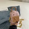 2024 Verão Nova Bolsa de Ombro Feminina Contraste Cor Costura Crossbody Bolsa Bolsa Retro Carta Impressa Bolsa Na Moda