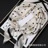 Estilo Extranjero Punto de Ola Nuevo Satén de Seda Bufanda de Seda Primavera y Otoño Bufanda Decorativa Versátil 70 Bufanda Cuadrada de Temperamento Profesional Cinta de Moda