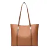 Bolso Tote Simple Transfronterizo, Moderno y Elegante, Sensación de Alta Gama, Bolso de Hombro de Gran Capacidad, Para el Uso Diario, Resistente a las Manchas, Bolso para Mujer