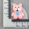 Accesorios para Funda de Teléfono Móvil de Dibujos Animados para Niños Accesorios de Resina Oso Pegamento Crema Material DIY Barro de Huella de Mano y Pie Tocado Accesorios para el Cabello