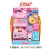 Conejo Rosa de una Palabra Herramientas Médicas para Niños Cocina Máquina Gashapon Serie Rompecabezas Mini Set Juguetes para Jugar en Casa Niñas