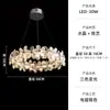Lustre Estilo Francês, Luz Principal para Sala de Estar, Luminária de Cristal de Luxo Leve, Lustre para Sala de Jantar, Luminária para Quarto, Luminária Artística de Flor de Alto Padrão Estilo Americano