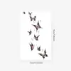 Pegatinas de Tatuaje Estilo Ins de Chica Popular Mariposa Estrella Minimalista Personalizadas de Alta Gama Estilo Europeo y Americano Transfronterizo