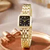 Moda nueva transfronteriza reloj coreano para dama estilo mujer cuadrado pequeño alto valor en color pulsera de acero explosión venta al por mayor